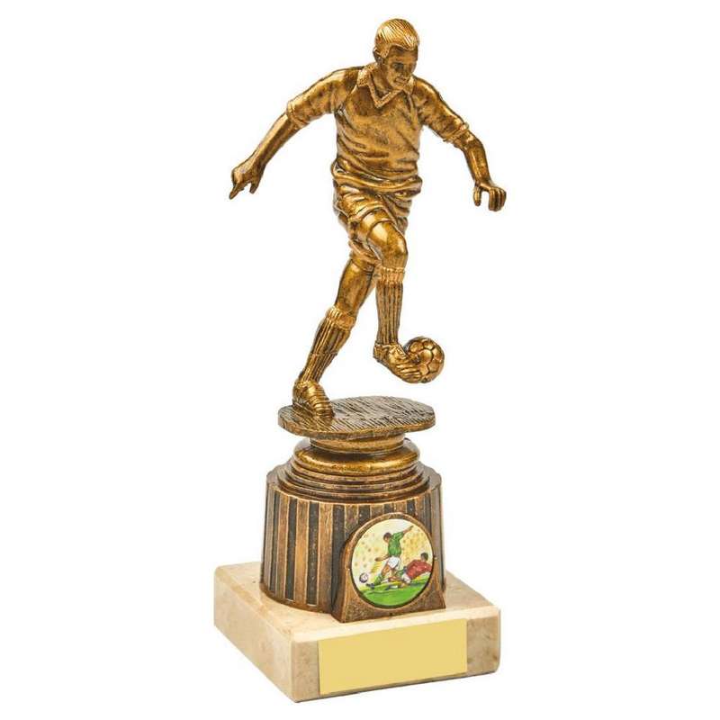 Antique Gold Male Footballer Award 200mm – Ant Gold