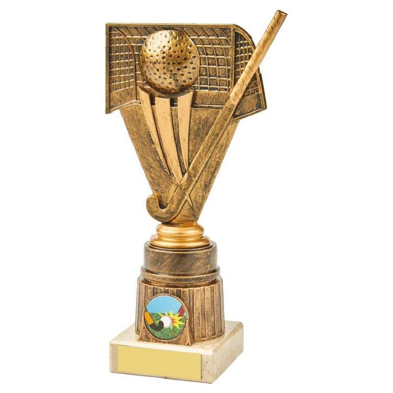 Antique Gold Hockey Holder Award 210mm – Ant Gold