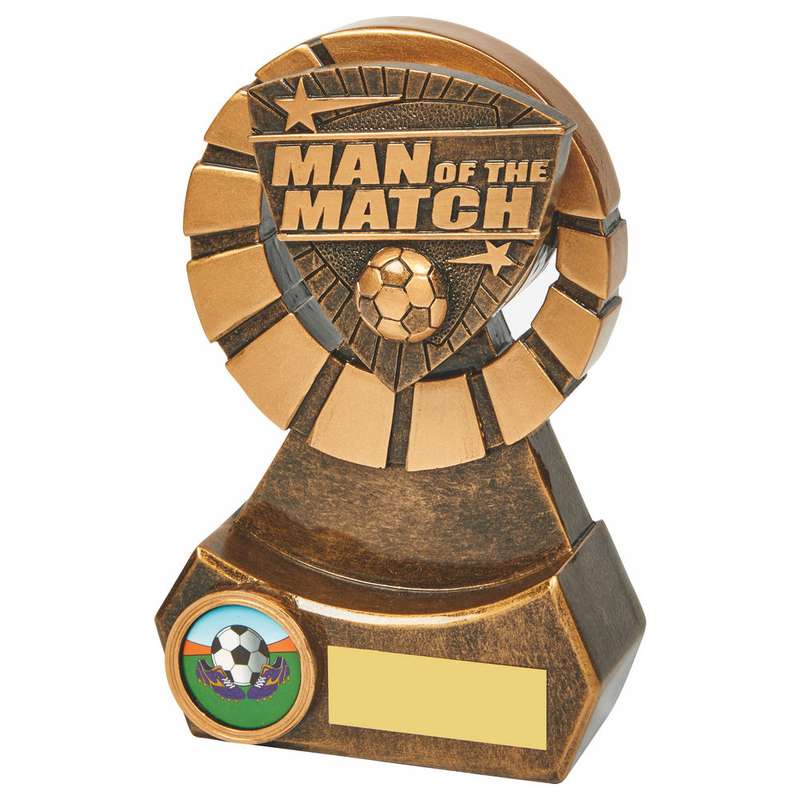 Man of the Match Resin Award 140mm – Ant Gold