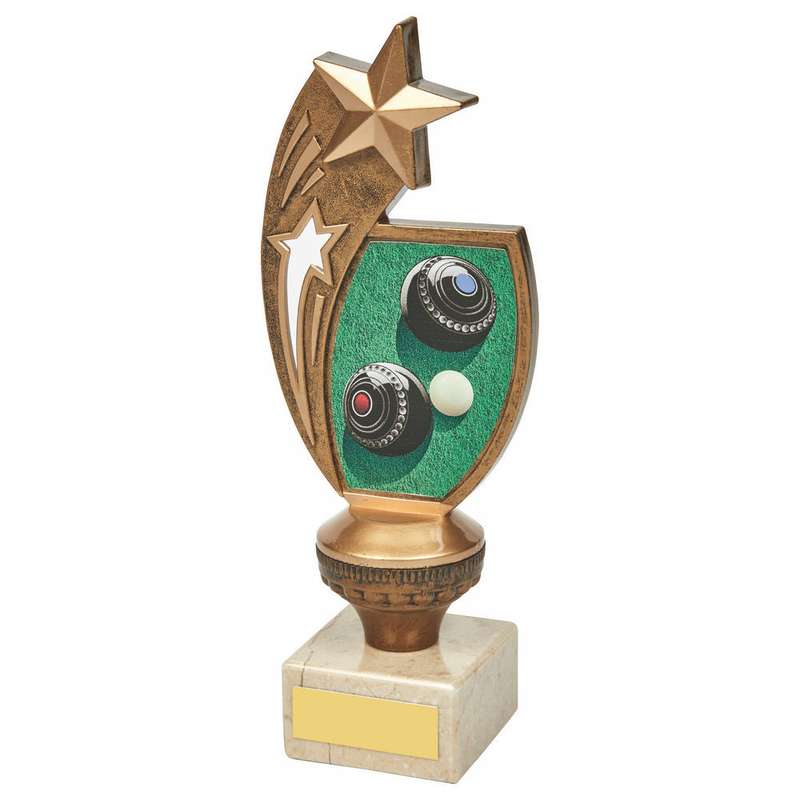 Antique Gold Lawn Bowls Star Award 210mm – Ant Gold
