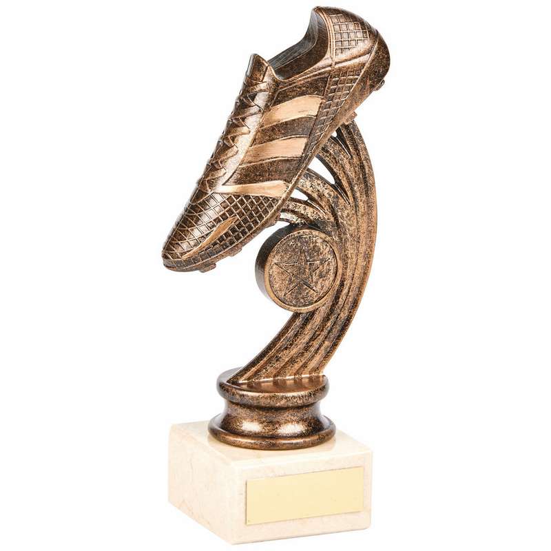 Antique Gold Football Boot Award 230mm – Ant Gold
