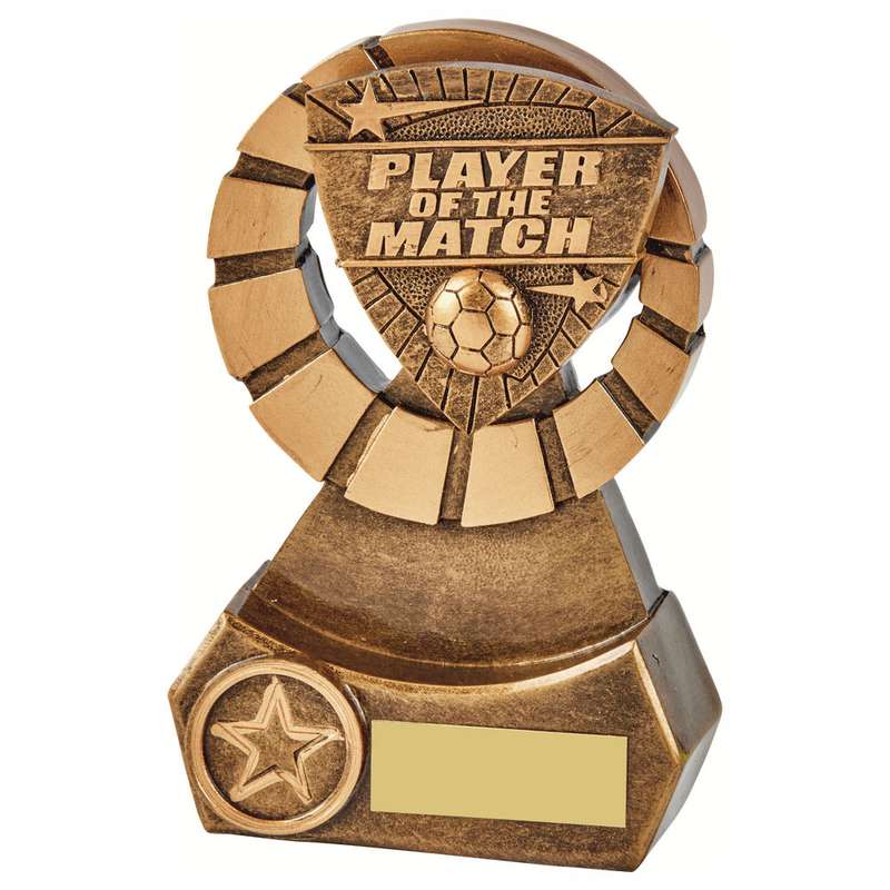 Player of the Match Resin Award 140mm – Ant Gold