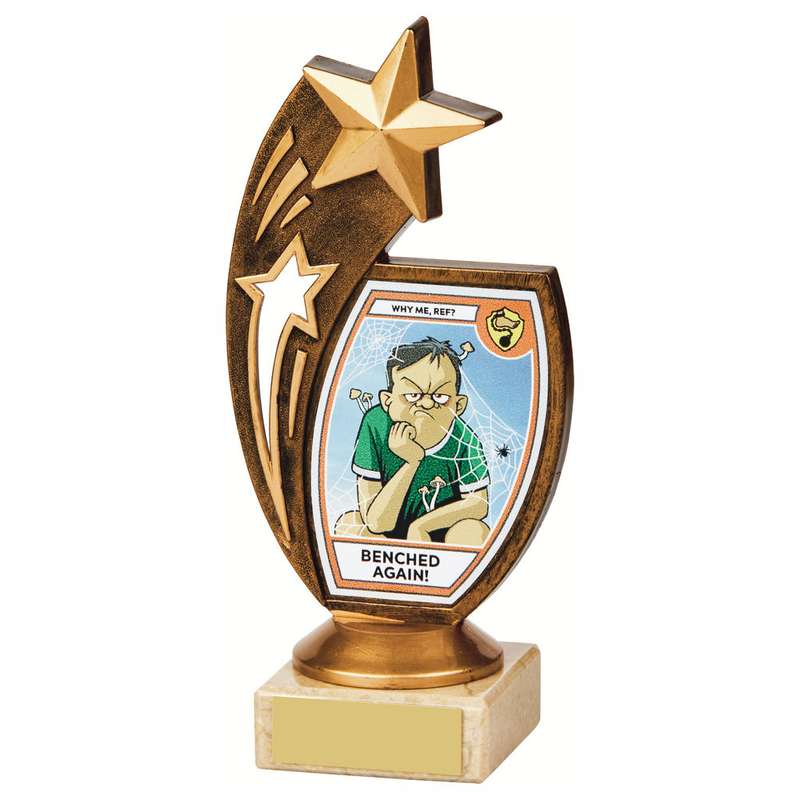 “Benched Again” Fun Award 170mm – Ant Gold