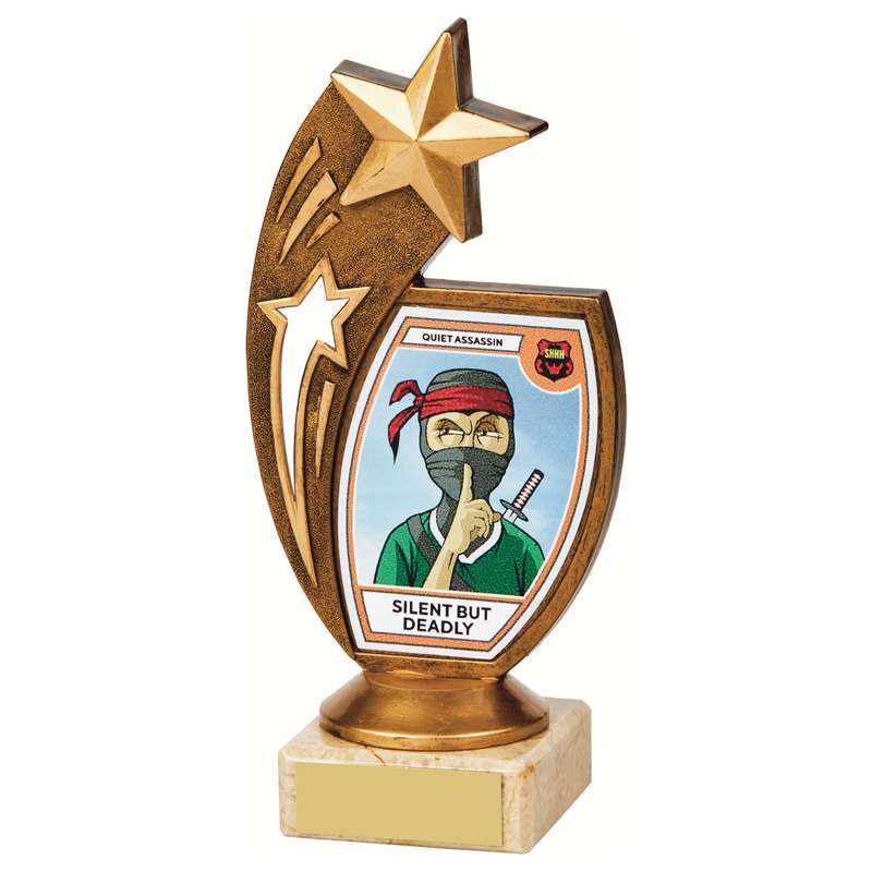 “Silent but Deadly” Fun Award 170mm – Ant Gold