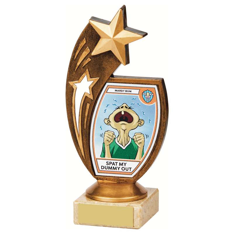 “Spat my Dummy Out” Fun Award 170mm – Ant Gold