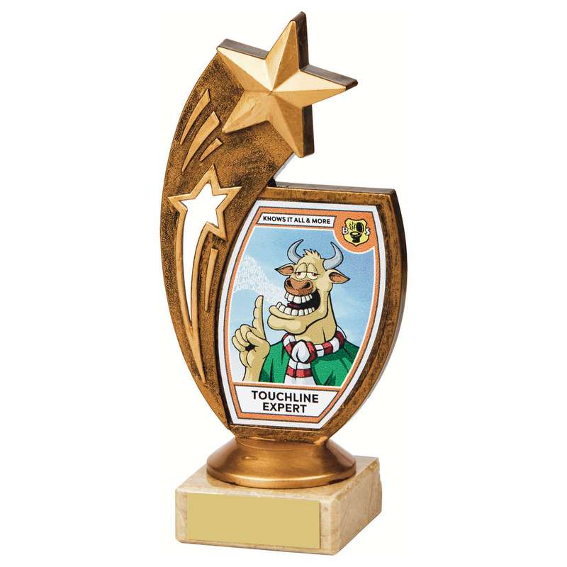 “Touchline Expert” Fun Award 170mm – Ant Gold