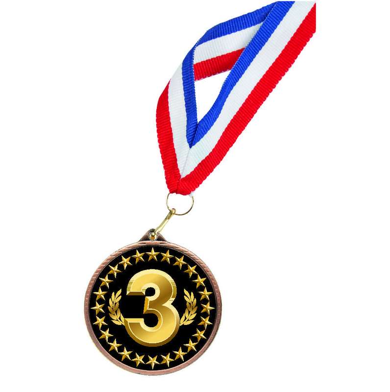 55mm Medal – 1st 2nd 3rd – Gold