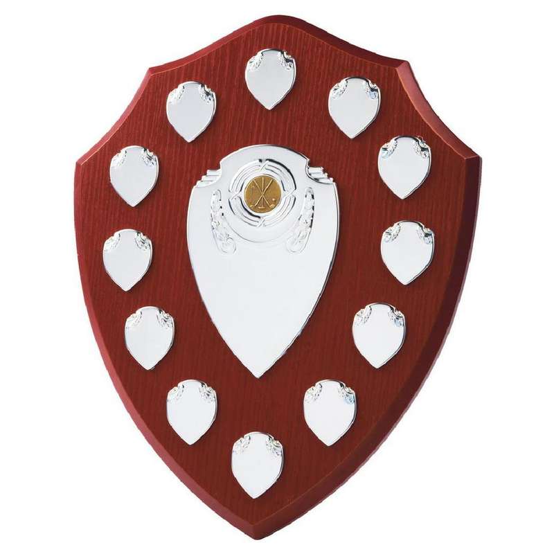 Traditional Annual Shield 360mm – Dark Wood