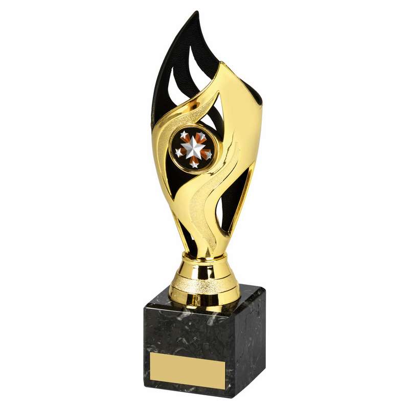 Gold Black Tulip Sculpture Award 210mm – Gold/Black