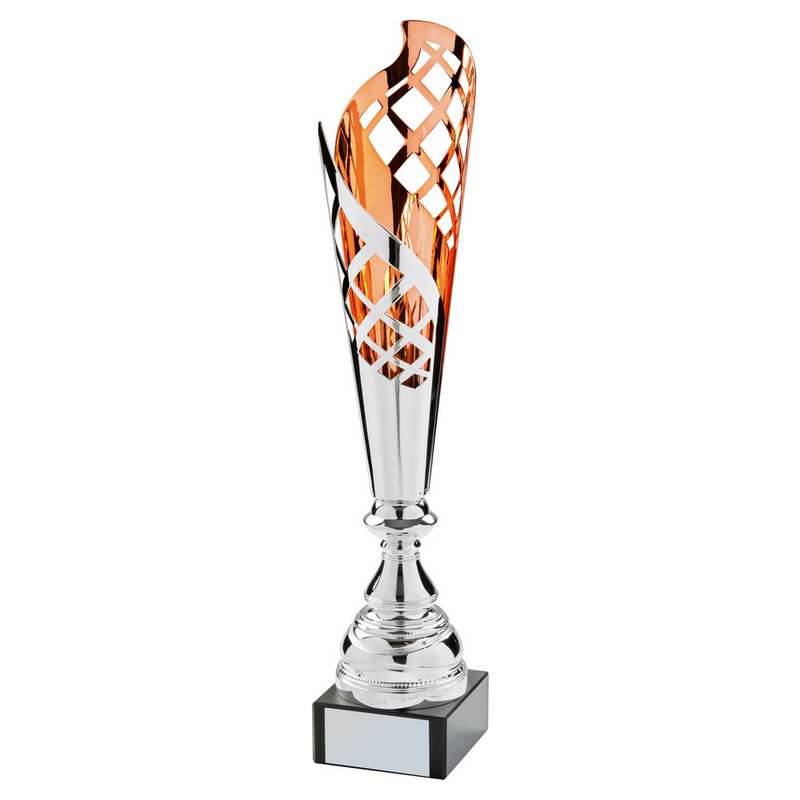 Silver Copper Metal Sculpture Award Cup 560mm – Silver