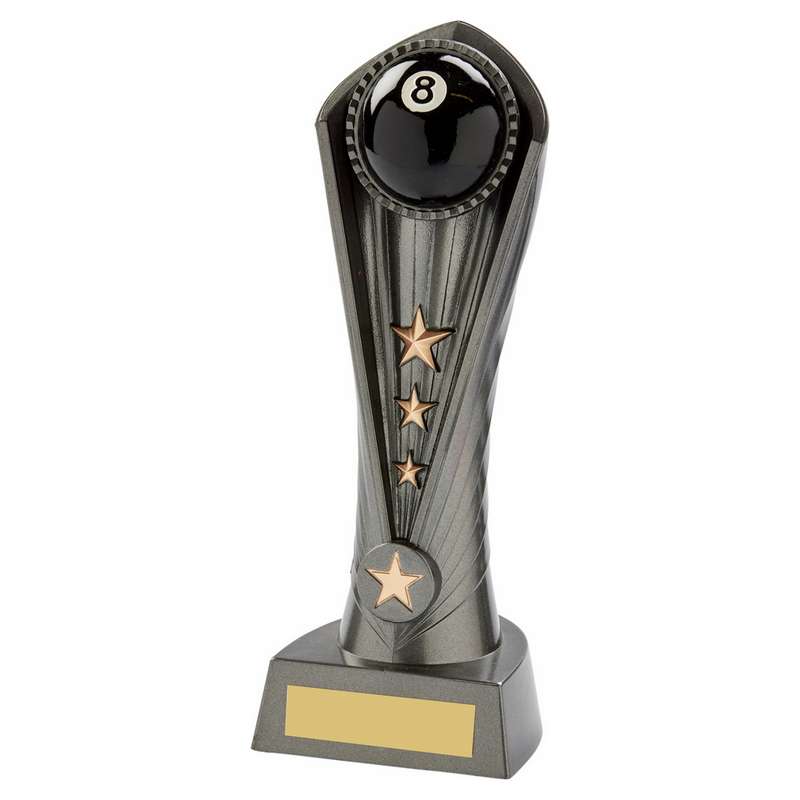 Gun Metal Silver “Cobra” Pool Award 230mm – Ant Silver