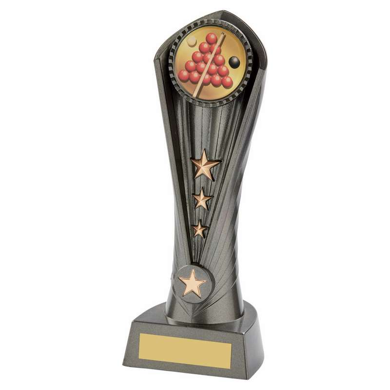 Gun Metal Silver “Cobra” Snooker Award 230mm – Ant Silver