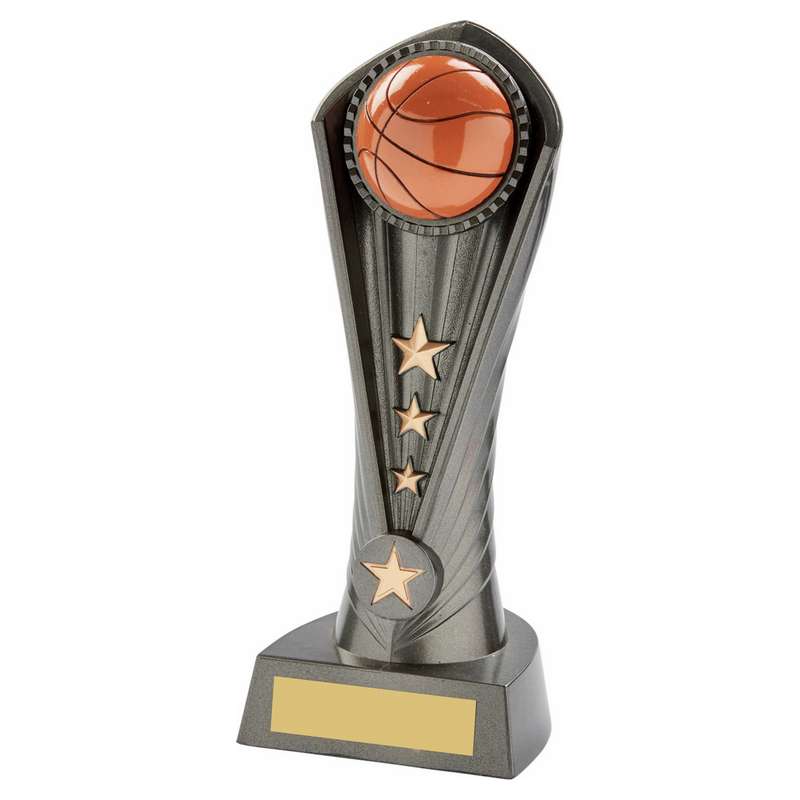 Gun Metal Silver “Cobra” Basketball Award 210mm – Ant Silver