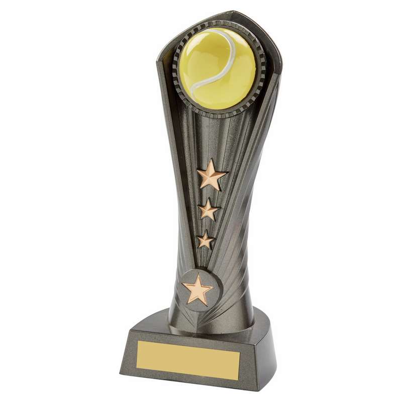 Gun Metal Silver “Cobra” Tennis Award 210mm – Ant Silver