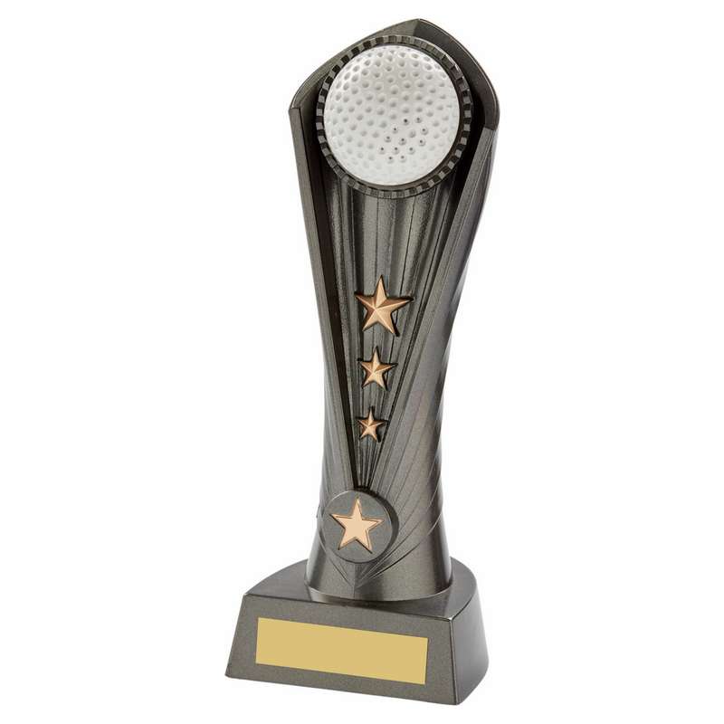 Gun Metal Silver “Cobra” Golf Award 230mm – Ant Silver
