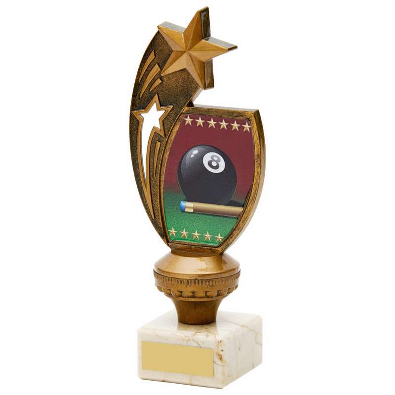 Antique Gold Pool Trophy 220mm – Ant Gold