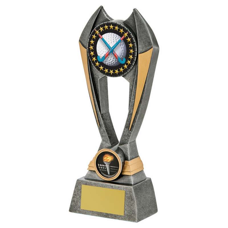 Antique Silver Resin Hockey Award 215mm – Ant Silver