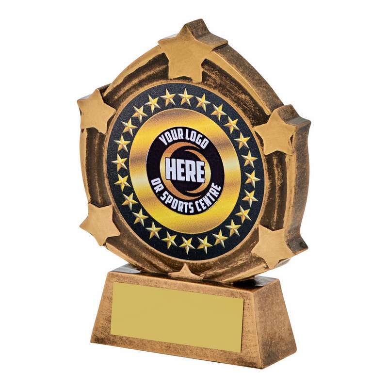 Antique Gold Resin Award 100mm – Ant Gold