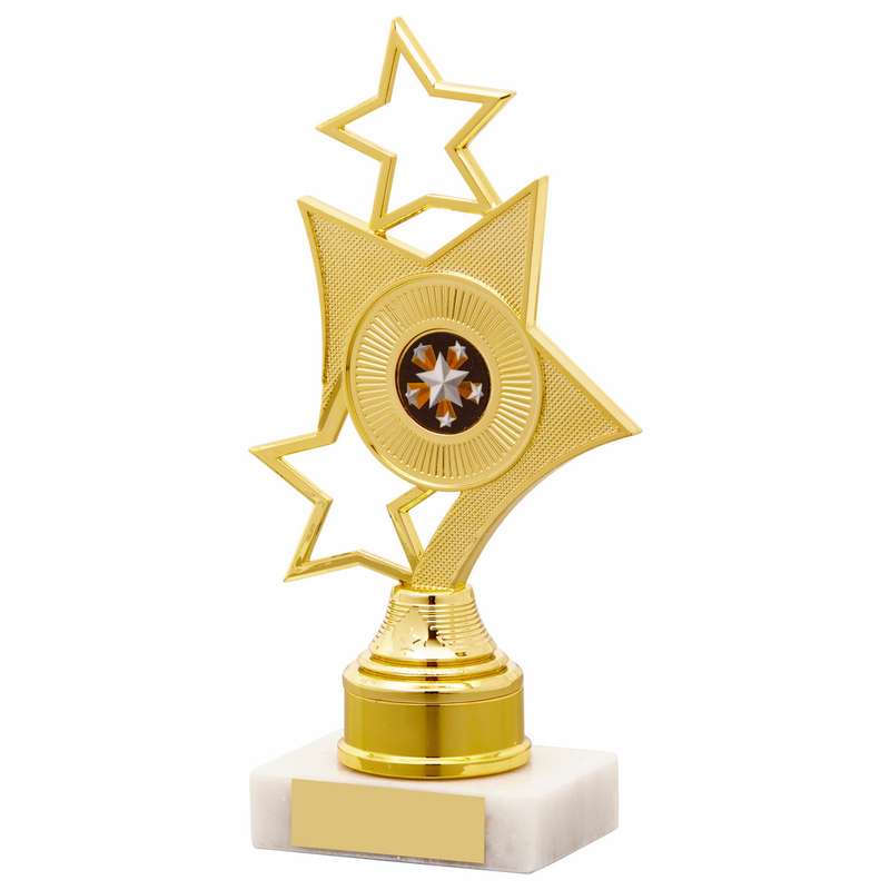 Gold Stars Trophy 200mm – Gold