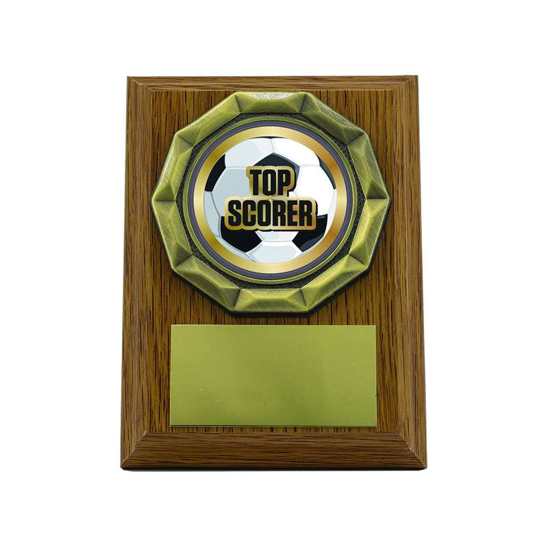 Light Oak Plaque with Top Scorer Trim 100mm – Light Oak