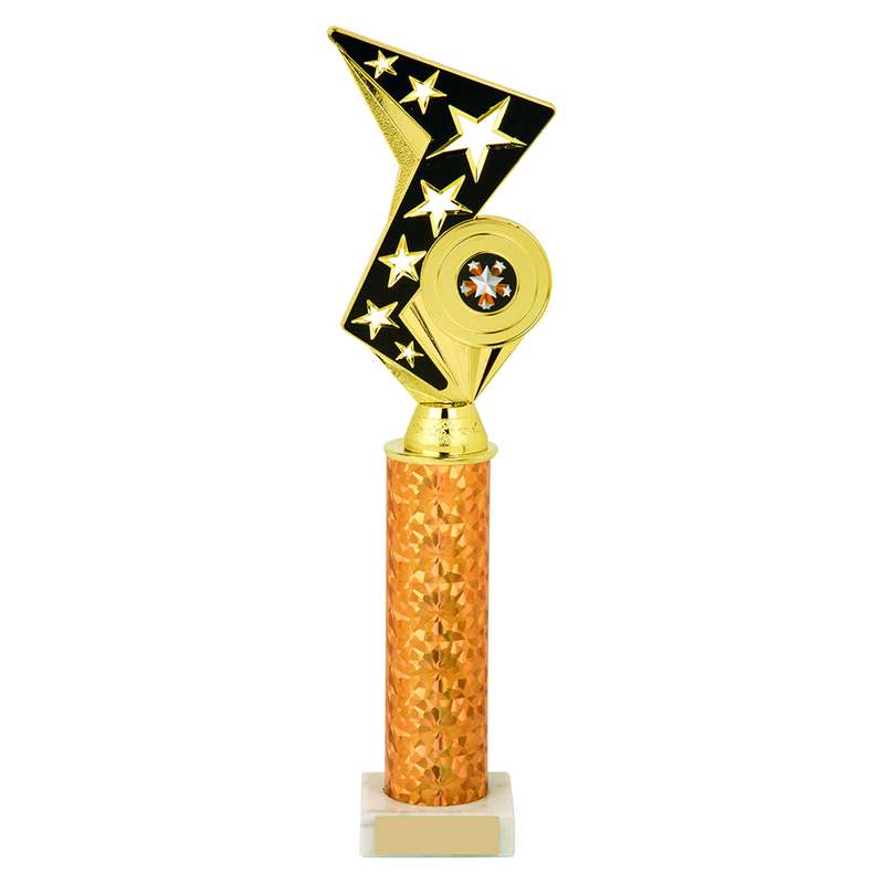 Gold/Black Zig Zag Holder Award 345mm – Gold/Black