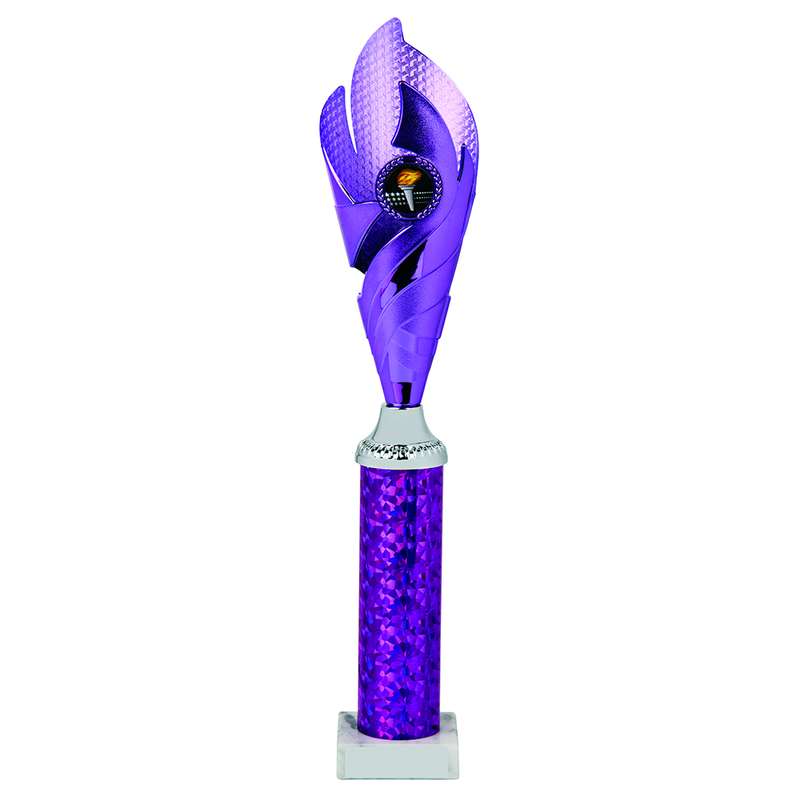 Purple Sculpture Trophy 390mm – Purple