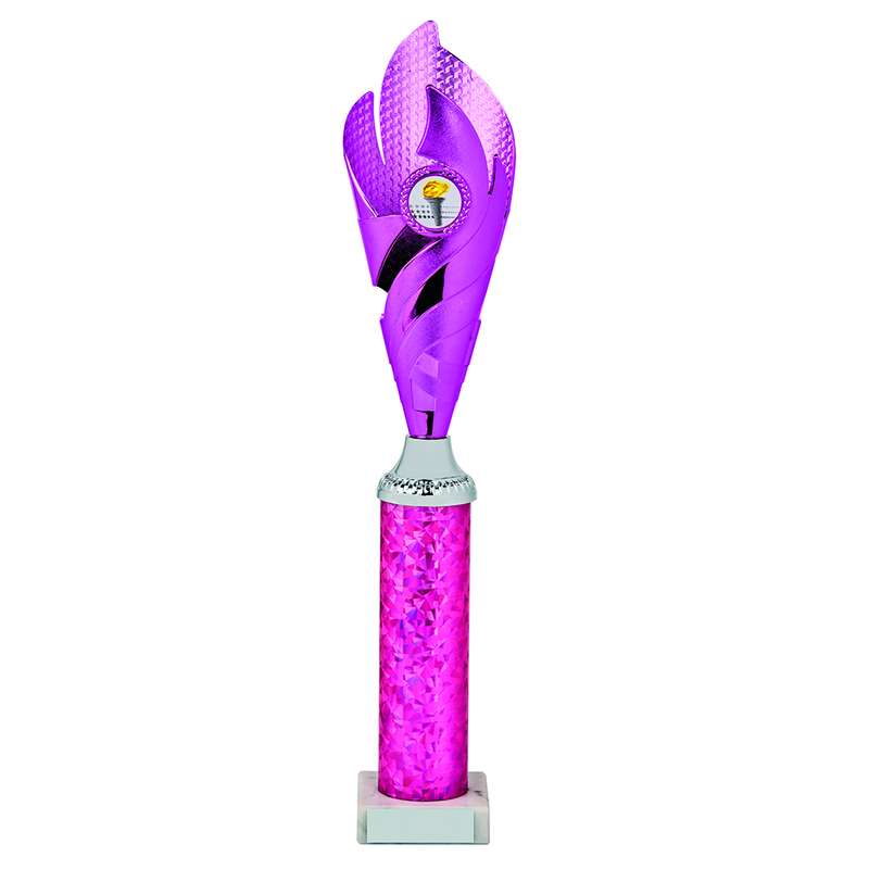 Pink Sculpture Trophy 390mm – Pink