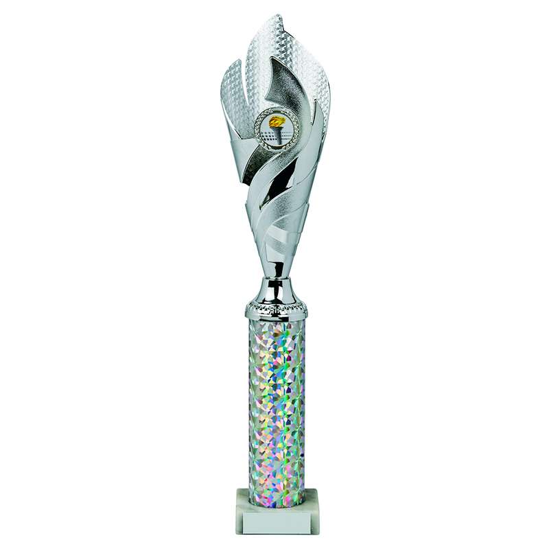 Silver Sculpture Trophy 390mm – Silver