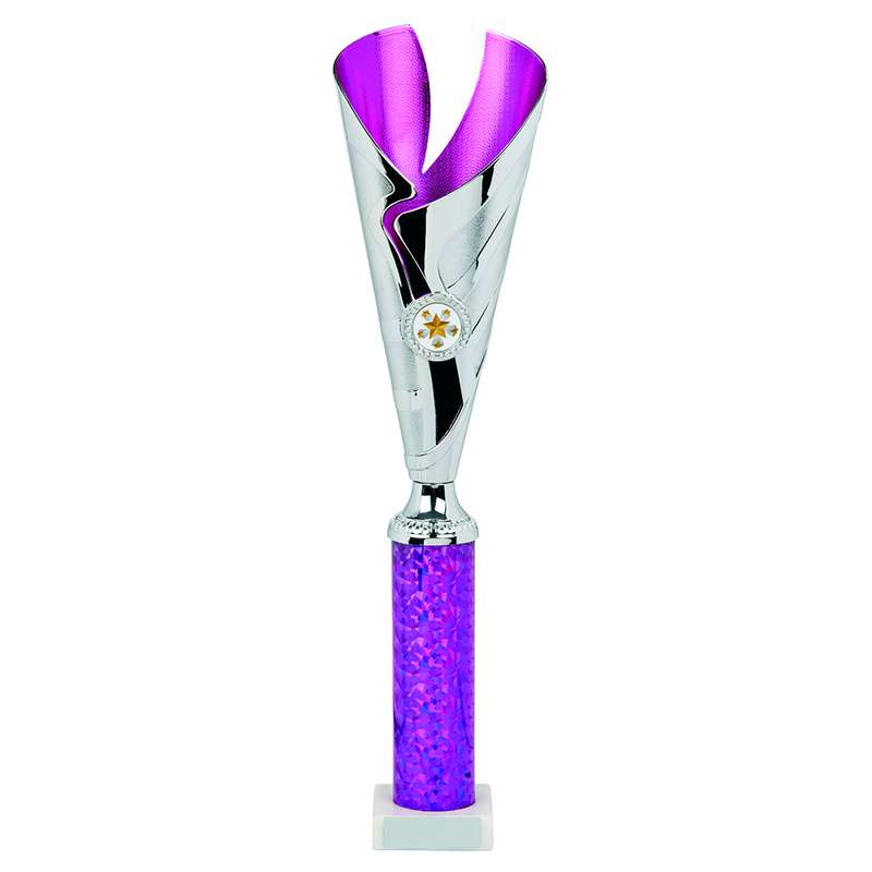Silver/Purple Sculpture Award 430mm – Silver/Purple