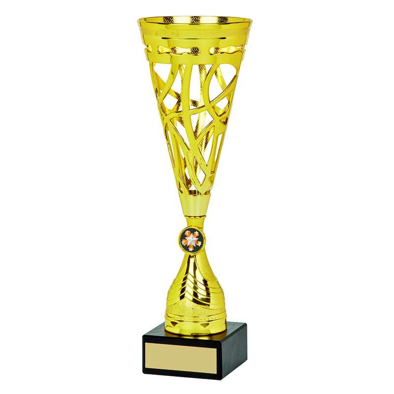 Gold Lattice Sculpture Trophy 350mm – Gold