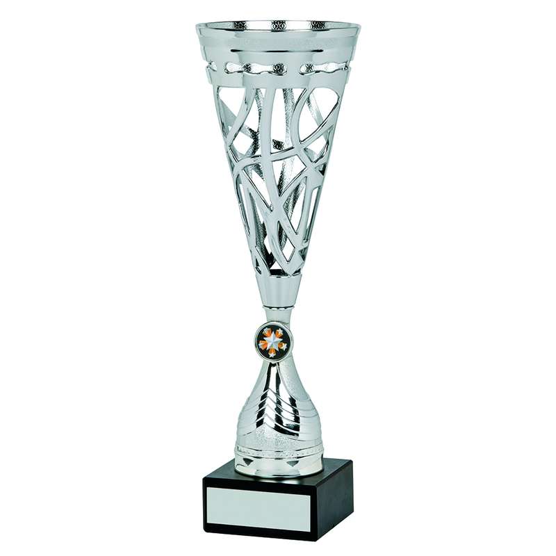 Silver Lattice Sculpture Trophy 350mm – Silver