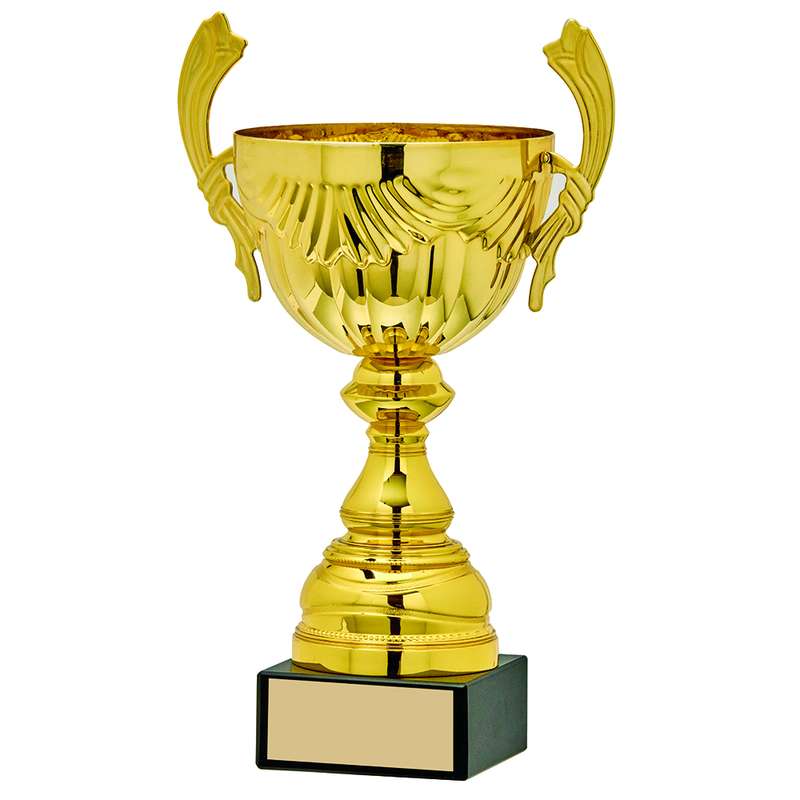 Gold Presentation Cup with Handles 380mm – Gold