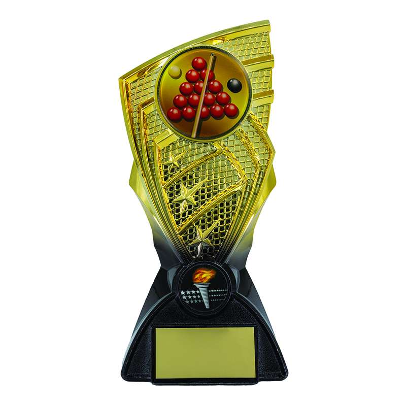 Gold/Black Shard Snooker Award 190mm – Gold/Black