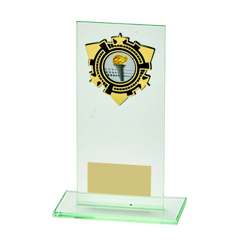 Jade Glass Stand Award 160mm – Clear