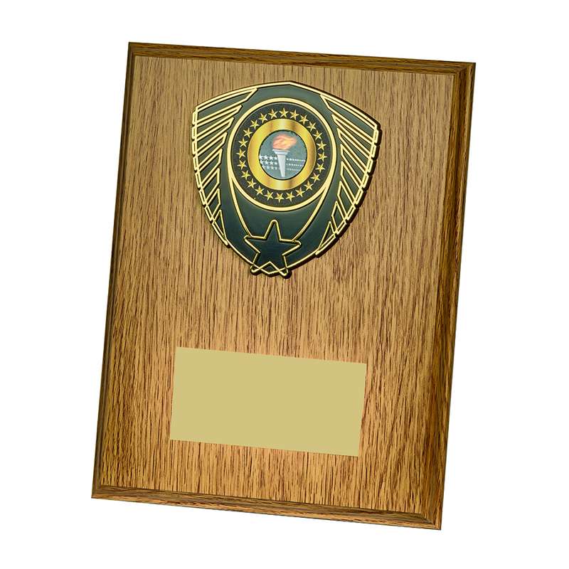 Light Oak Wood Plaque Award 230mm – Light Oak