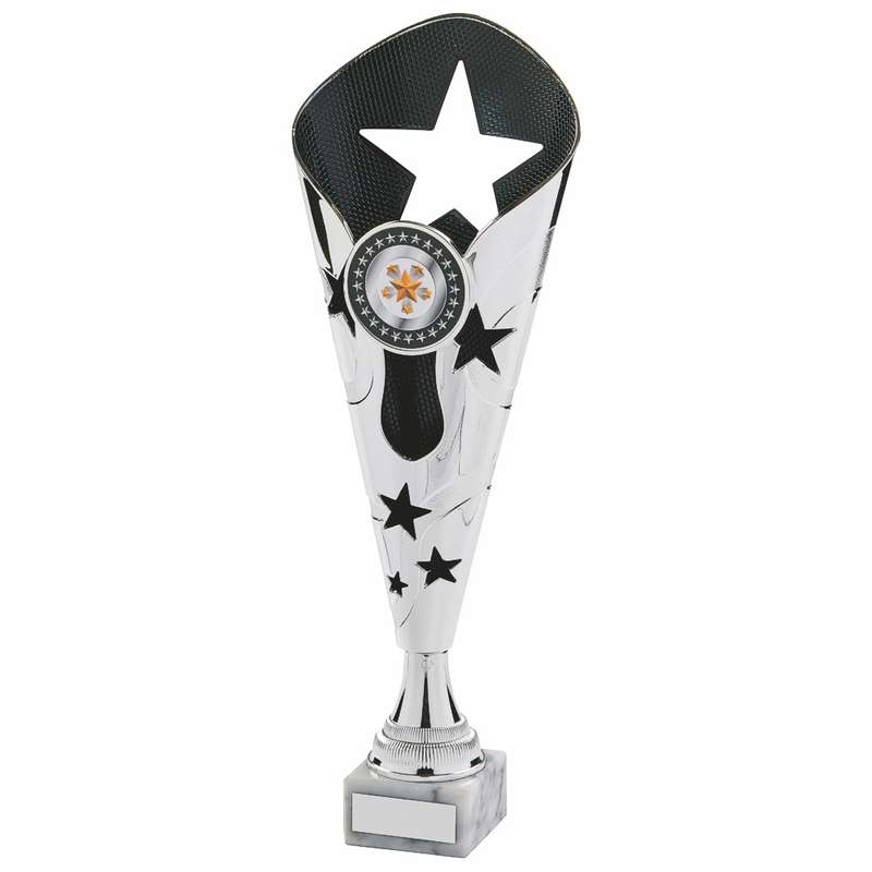 Silver/Black Star Sculpture Award 480mm – Silver/Black