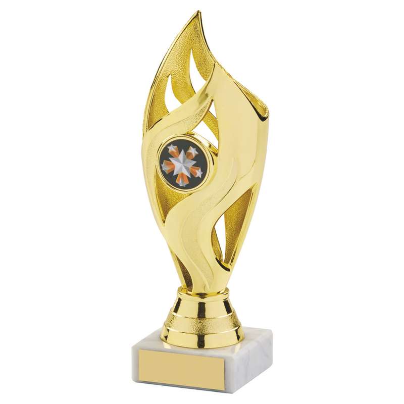 Gold Tulip Sculpture Award 250mm – Gold/Red