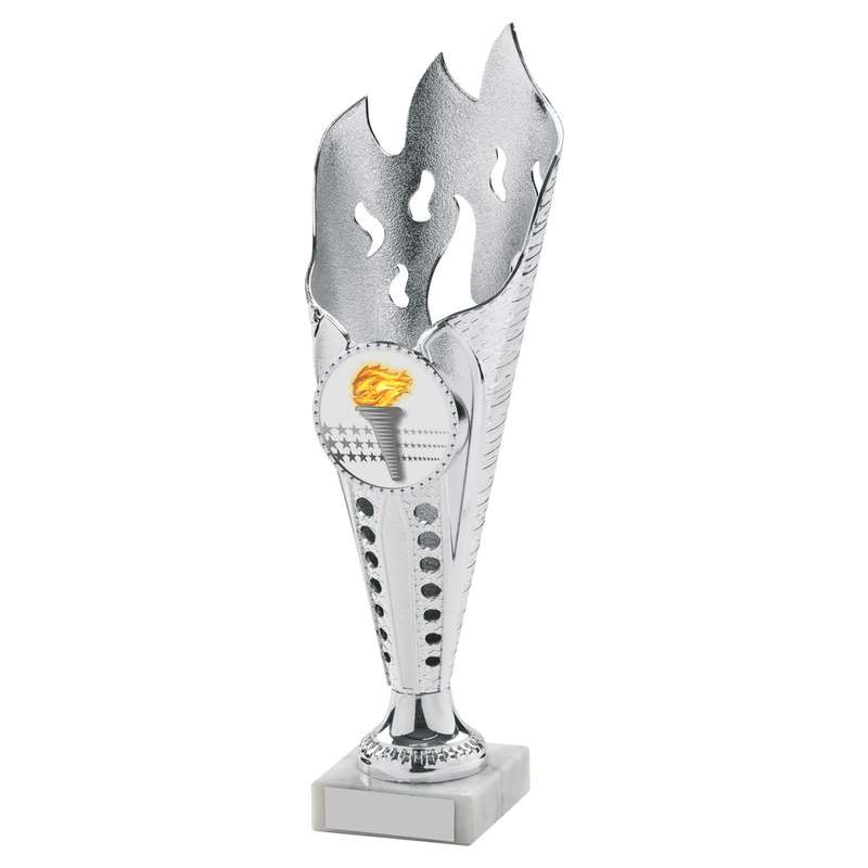 Silver Flame Sculpture Award 360mm – Silver