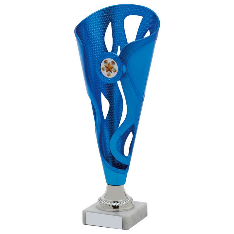 Blue Sculpture Trophy 345mm – Blue
