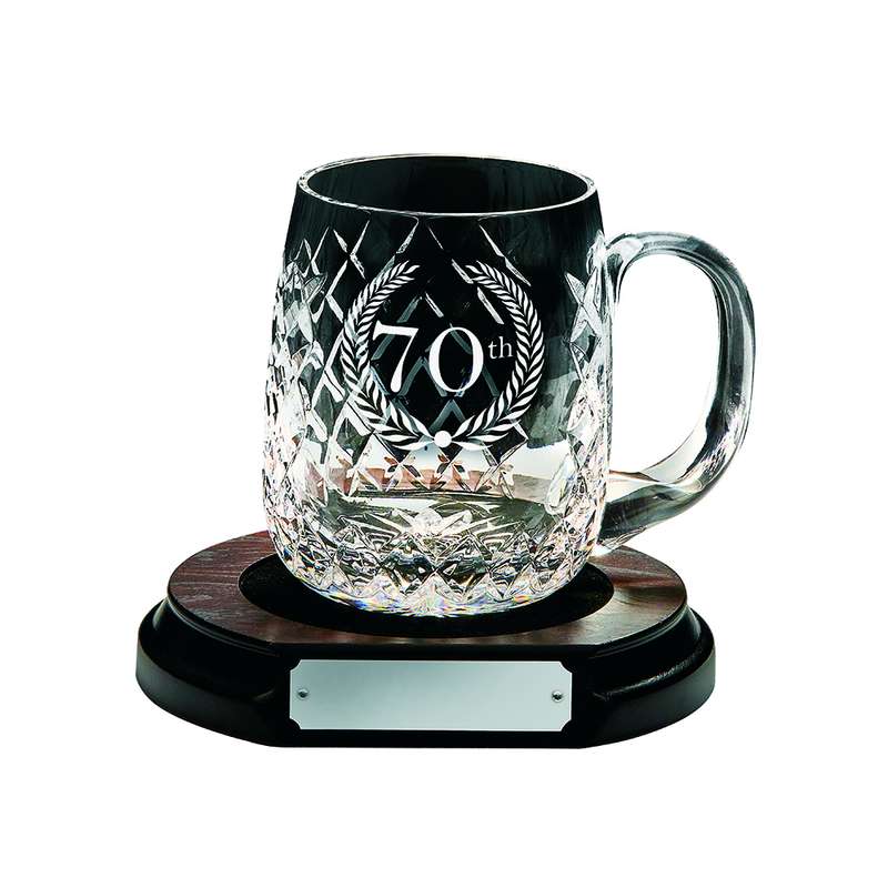1pt Round Tankard with Panel (TANKARD ONLY) 115mm – Clear