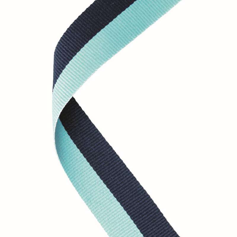 MEDAL RIBBON NAVY BLUE/SKY BLUE – 30 X 0.875in