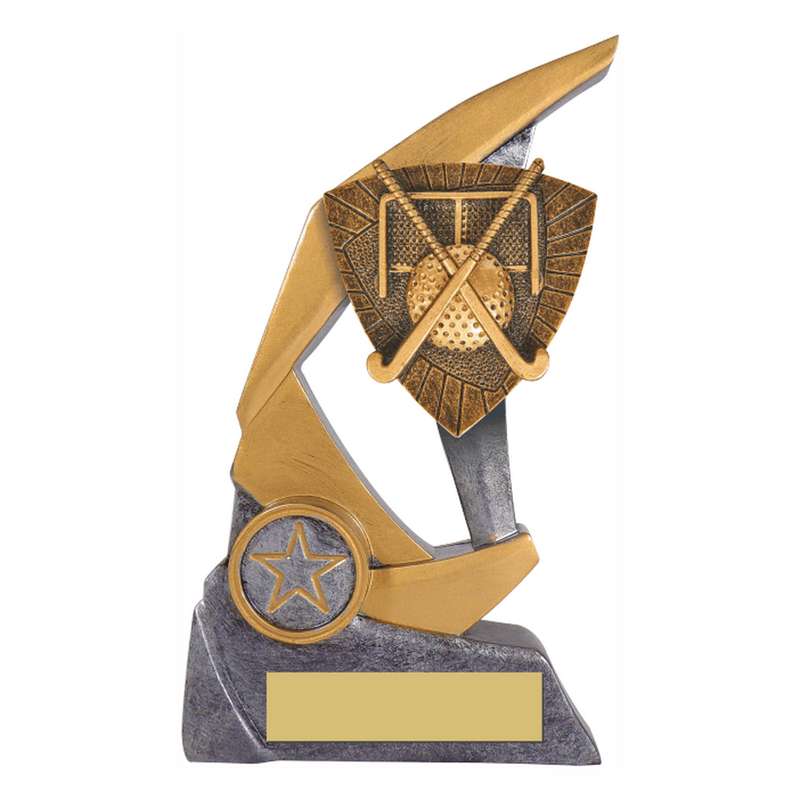 Antique Silver Resin Claw Trophy with Hockey Trim 150mm – Ant Silver