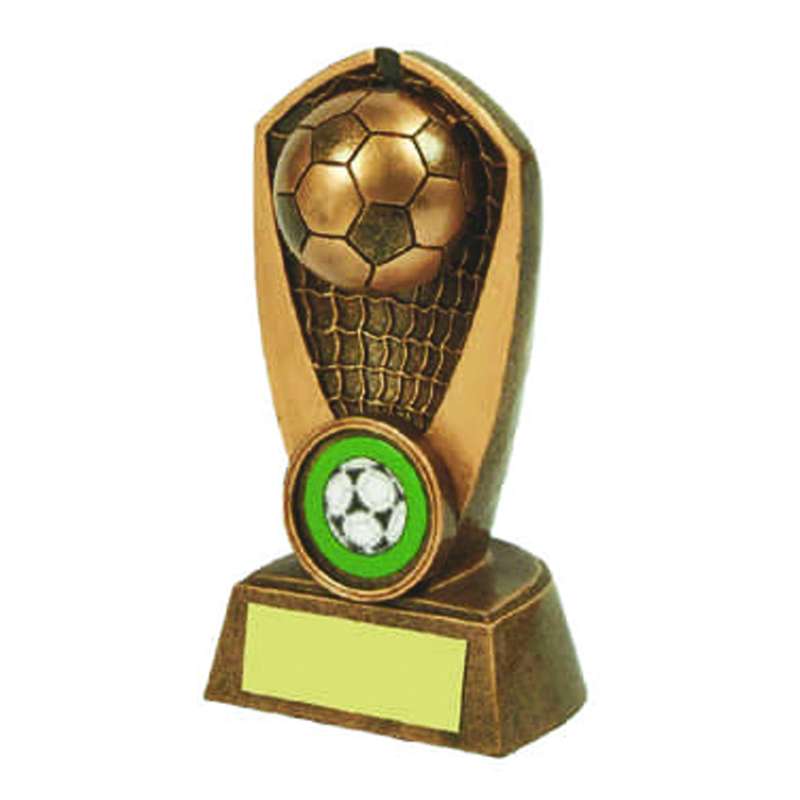 Antique Gold Resin Football Award HEAVY 120mm – Ant Gold