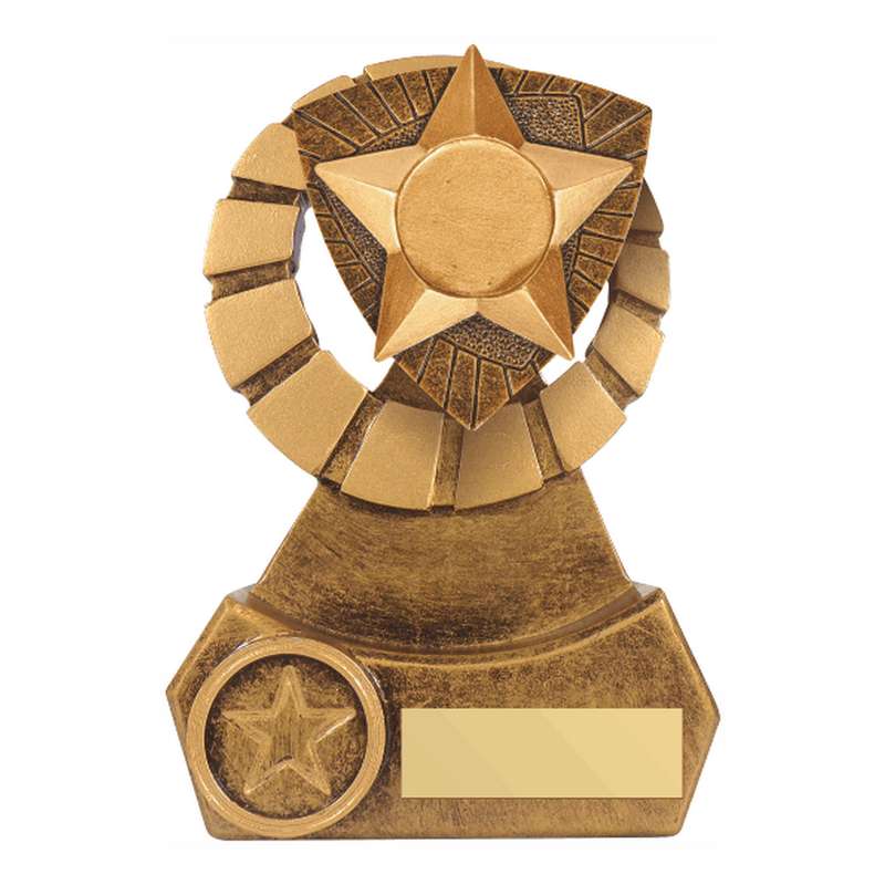 Antique Gold Resin Star Adapter Award 140mm – Ant Gold