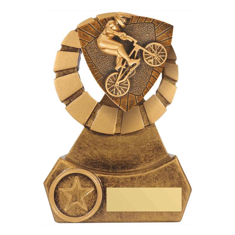 Antique Gold Resin BMX Award 140mm – Ant Gold