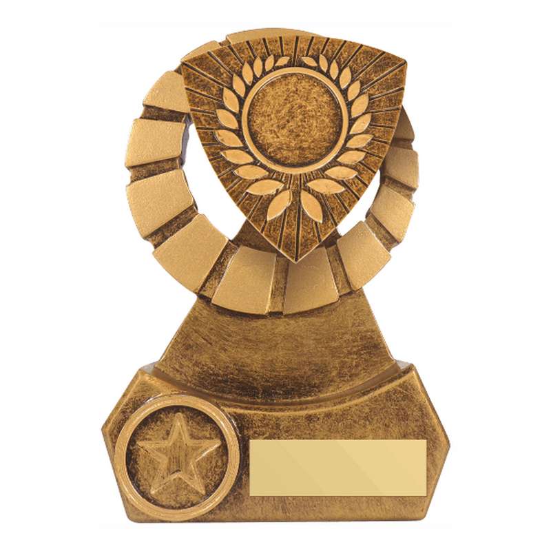 Antique Gold Resin Wreath Adapter Award 140mm – Ant Gold