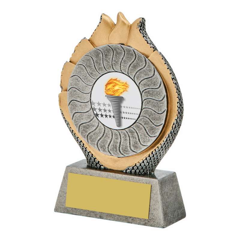Antique Silver Resin Award 100mm – Ant Silver