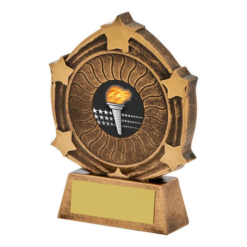 Antique Gold Resin Award 100mm – Ant Gold