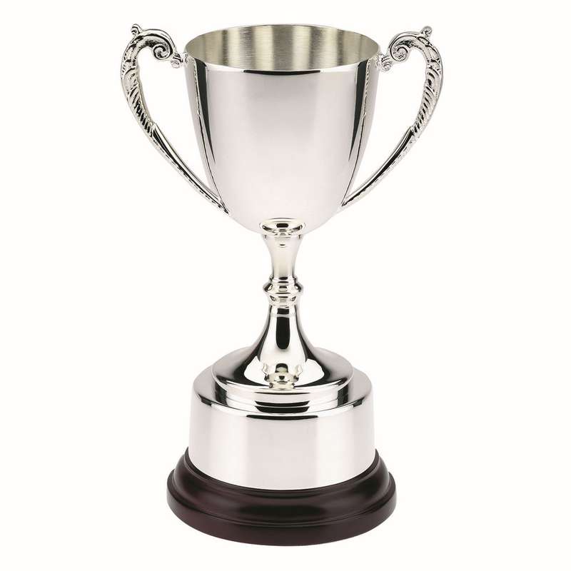 SILVER BRIGHT PLATED TRADITIONAL CUP – 11in