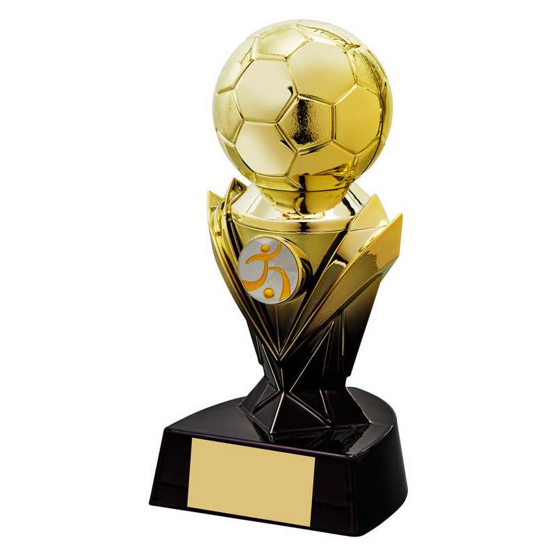 2 Tone Gold/Black Avastar Football Trophy 180mm – Gold/Black